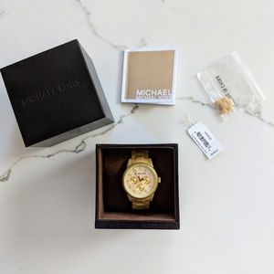 Michael Kors Women's Ritz Horn Chronograph Watch